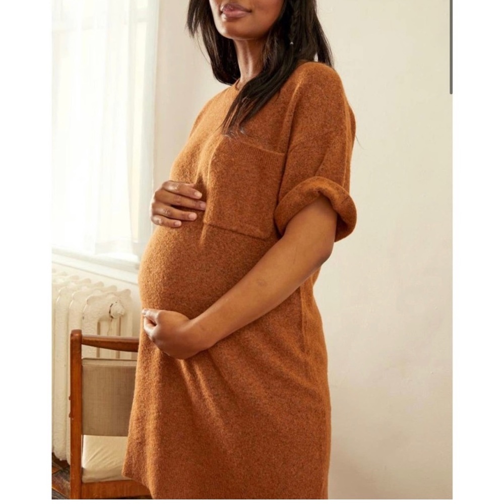 Hatch The Reese Knit T-Shirt Dress